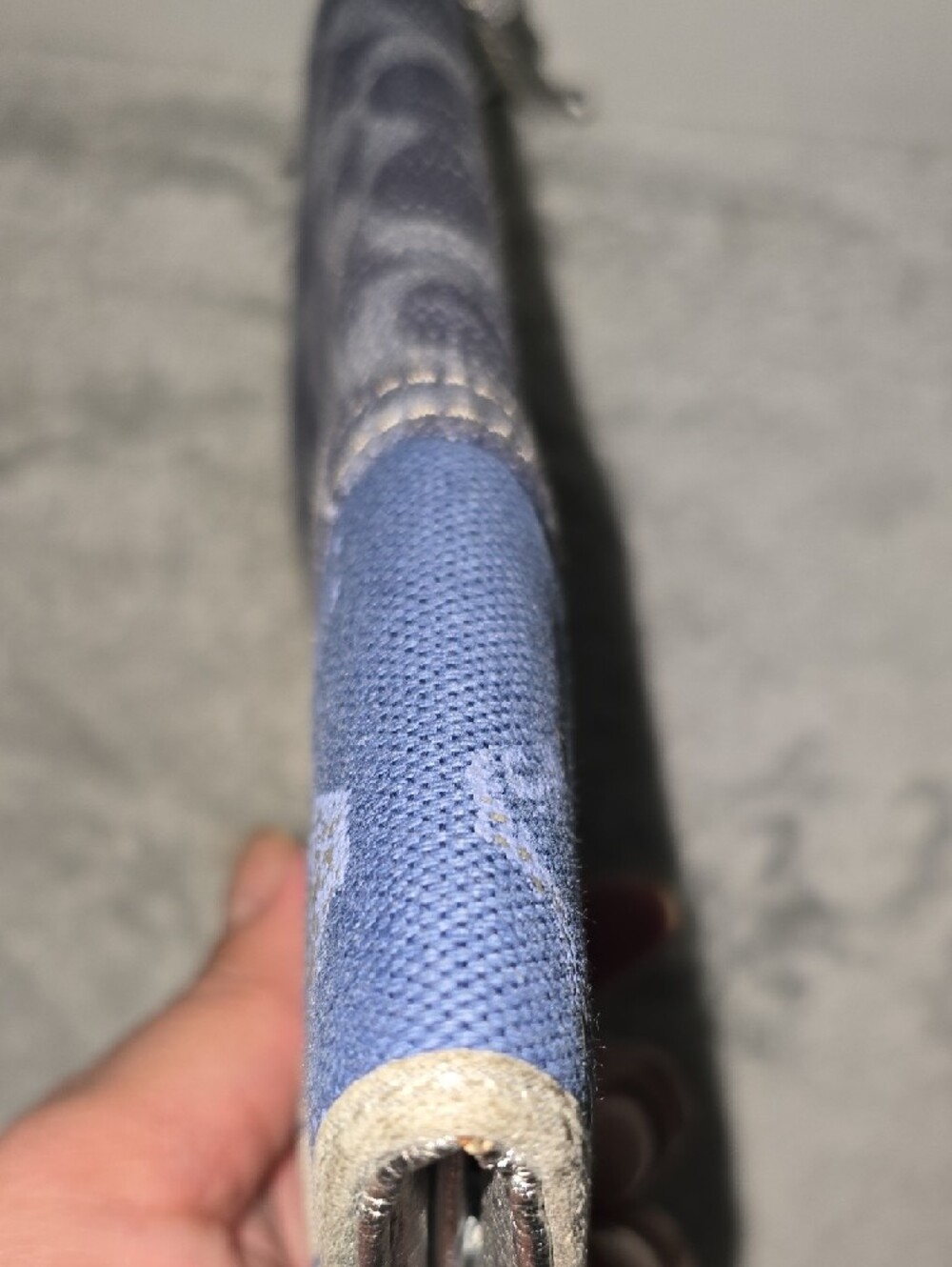 Coach Poppy Patchwork Signature Denim Zip Wallet - Navy and Light Blue - Picture 10 of 10